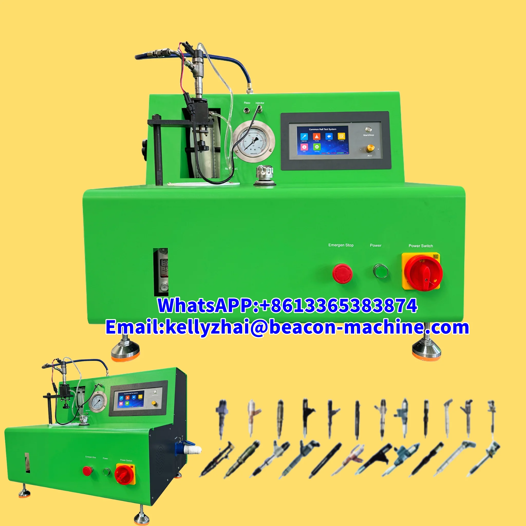 2400Bar Calibrator Machine EPS106 Common Rail Injector Test Bench Diesel Injector Nozzle Testing Bank wih DRV