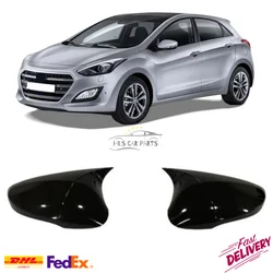 Bat Mirror Cover for Hyundai i30 2011-2018 Elantra CRDI GDI Car Accessories Piano Black Tuning Auto Sport N GD Body Kit