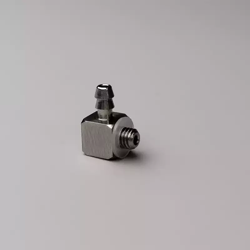 1/14 Scale Metal Stainless Steel Precision Elbows Straight Connectors Tees, and Oil Nozzles for RC Hydraulic Model Upgrades