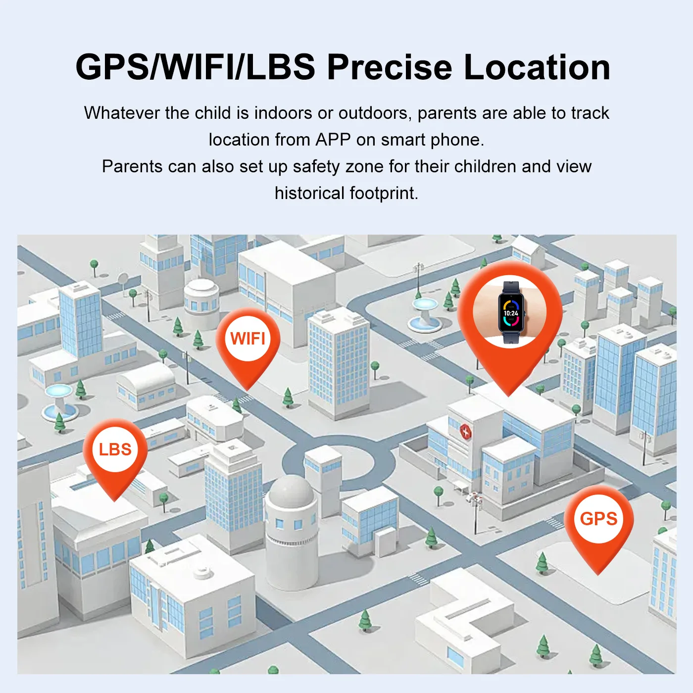 Kids Smart Watch for Children Watch with 4G Sim Card Phone Call GPS Positioning One Key SOS Calling Footprint Tracker DH13S HD V