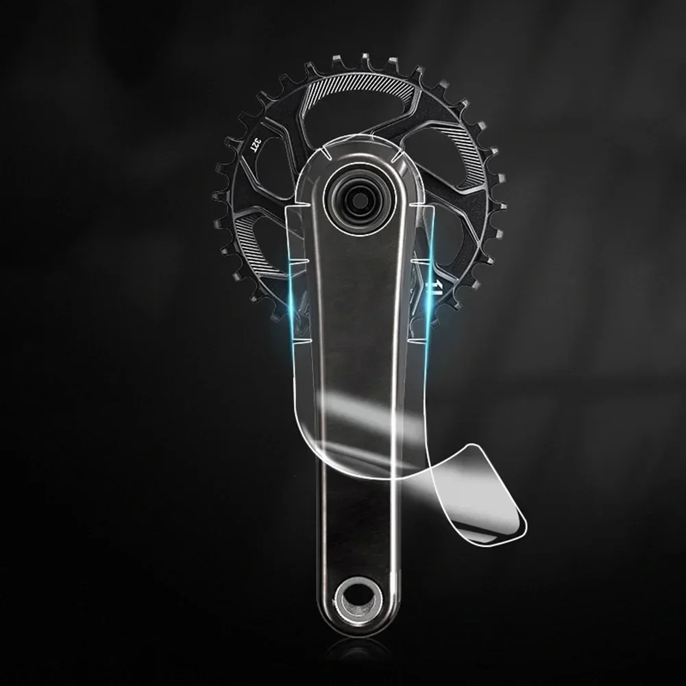 AliExpress SPORTARC Mountain Bike Crank Protective Film Cover Carbon Fiber Universal Anti-collision MTB Crank Clear Sticker Protection Bike Adhesive