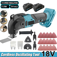 Brushless Oscillating Multi Tool Cordless Vibration Woodworking Powerl Tool Electric Trimmer Saw for MAKITA 18V Battery