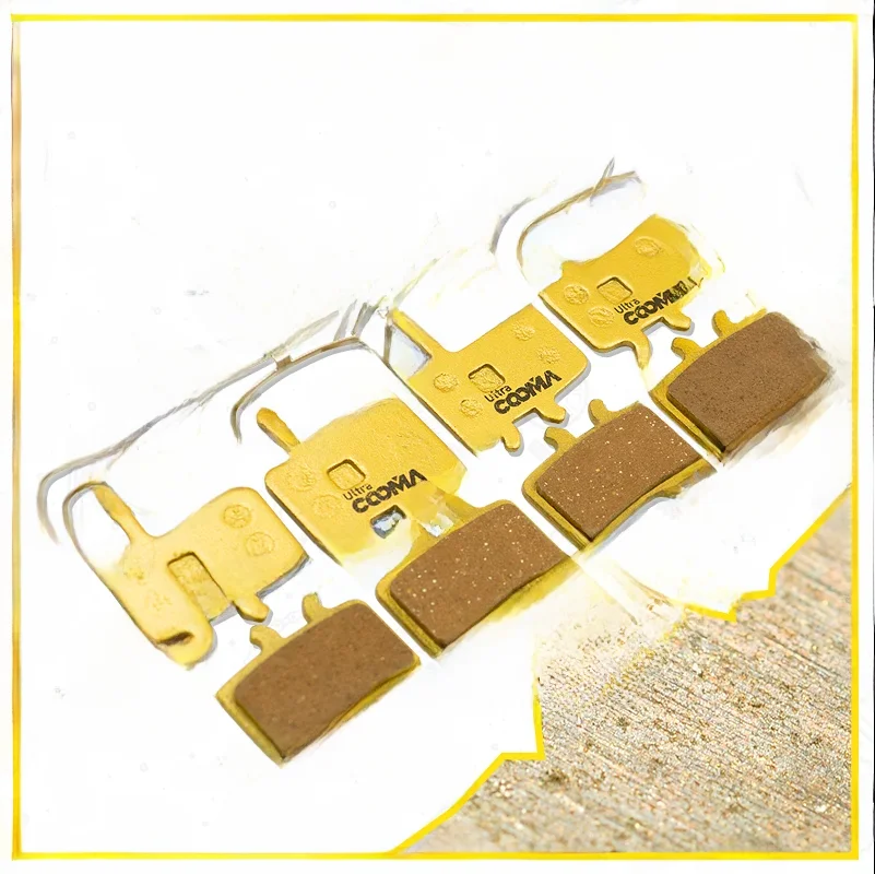 AliExpress COOMA SPORT 4 Pairs, Full Metal Bicycle Disc brake Pad for Avid BB7, Juicy 3 5 7 Ultimate Caliper, for Giant and Merida Bicycle, Ultra Class