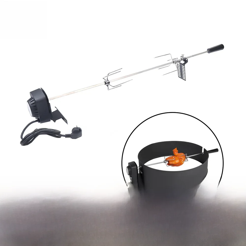 Kit de rôtissoire pour Barbecue électrique, tige de rôtissage automatique, Camping en plein air, Kit de rôtissoire pour Barbecue
