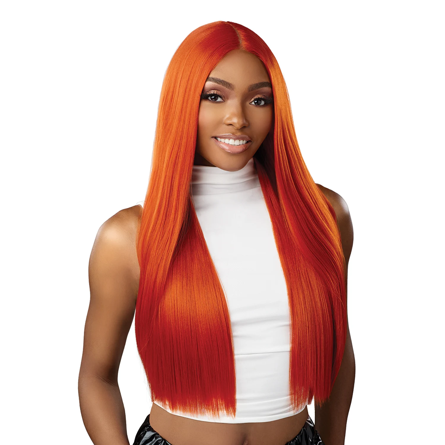 Sensationnel Shear Muse HD Lace Front Wig Empress Edge Spice Krush Kamaria - Long, Natural Look, Ready-to-Wear Style