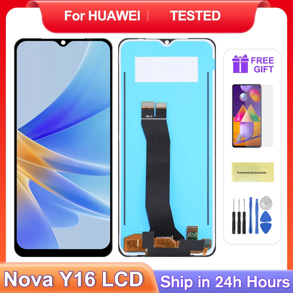 For HUAWEI 6.52\'\'Nova Y61 For NovaY61 EVE-LX9 EVE-LX9N EVE-LX3 LCD Display Touch Screen Digitizer Assembly Replacement