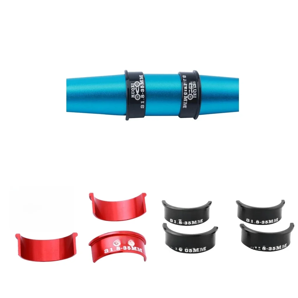 AliExpress 4Pcs/Set 31.8mm to 35mm Bike Bicycle Handlebar Shim Stem Adapter Accessories Fixed Gear for MTB Road