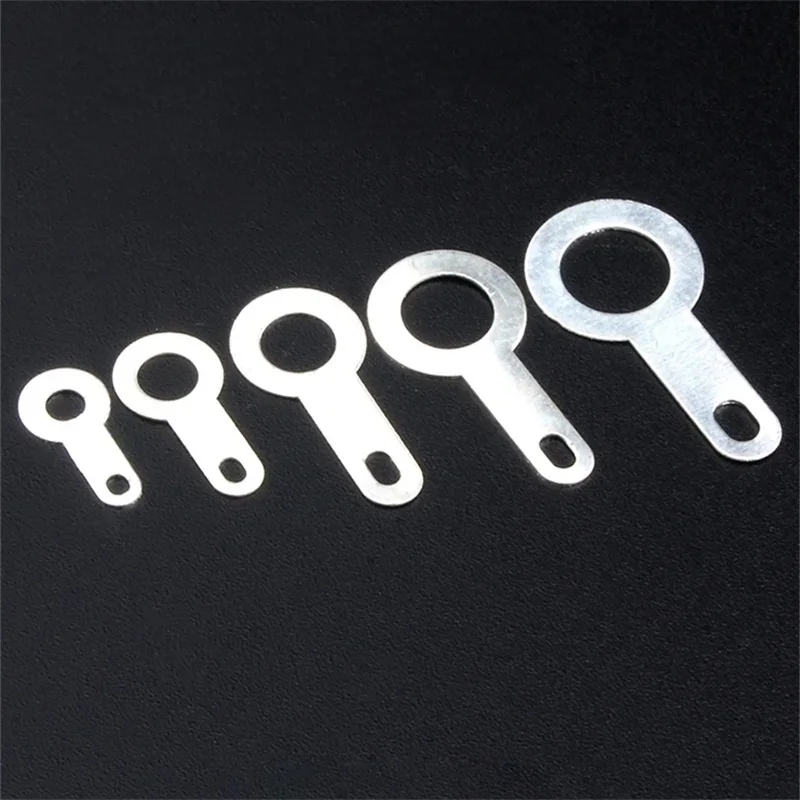 Borne à souder à tête unique en cuivre étamé M2.2M2.7M3.2M4.2M5.2M6.2M8.2, cosses rondes