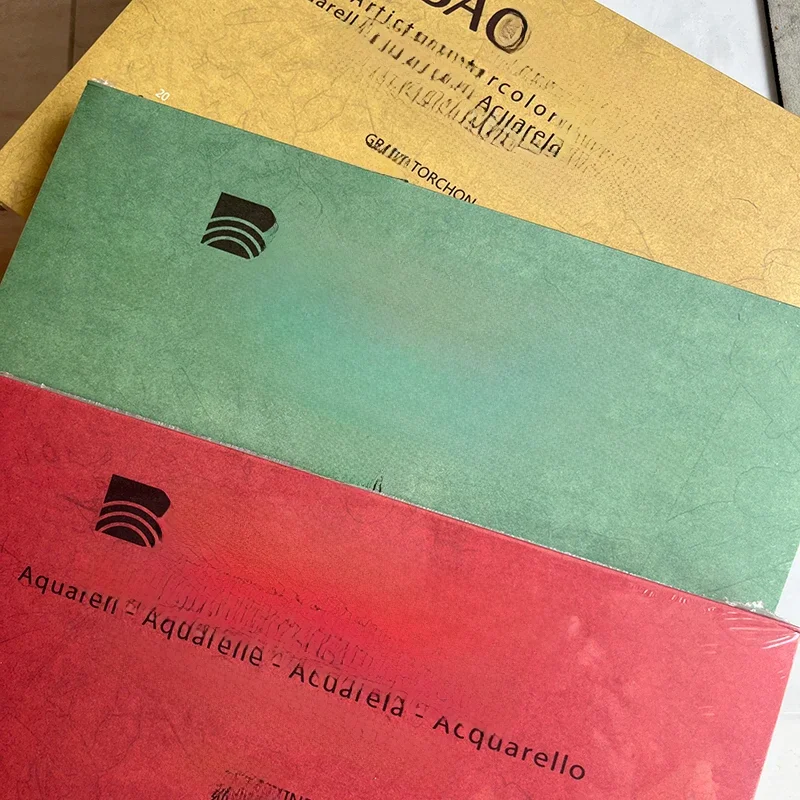BaoHong Master Artysta Akwarela Podkładka papierowa Bawełna 100% Papier do malowania Gwasz Akryl, Pióro wieczne Druk atramentowy Pastelowy węgiel drzewny — zdjęcie produktu 7