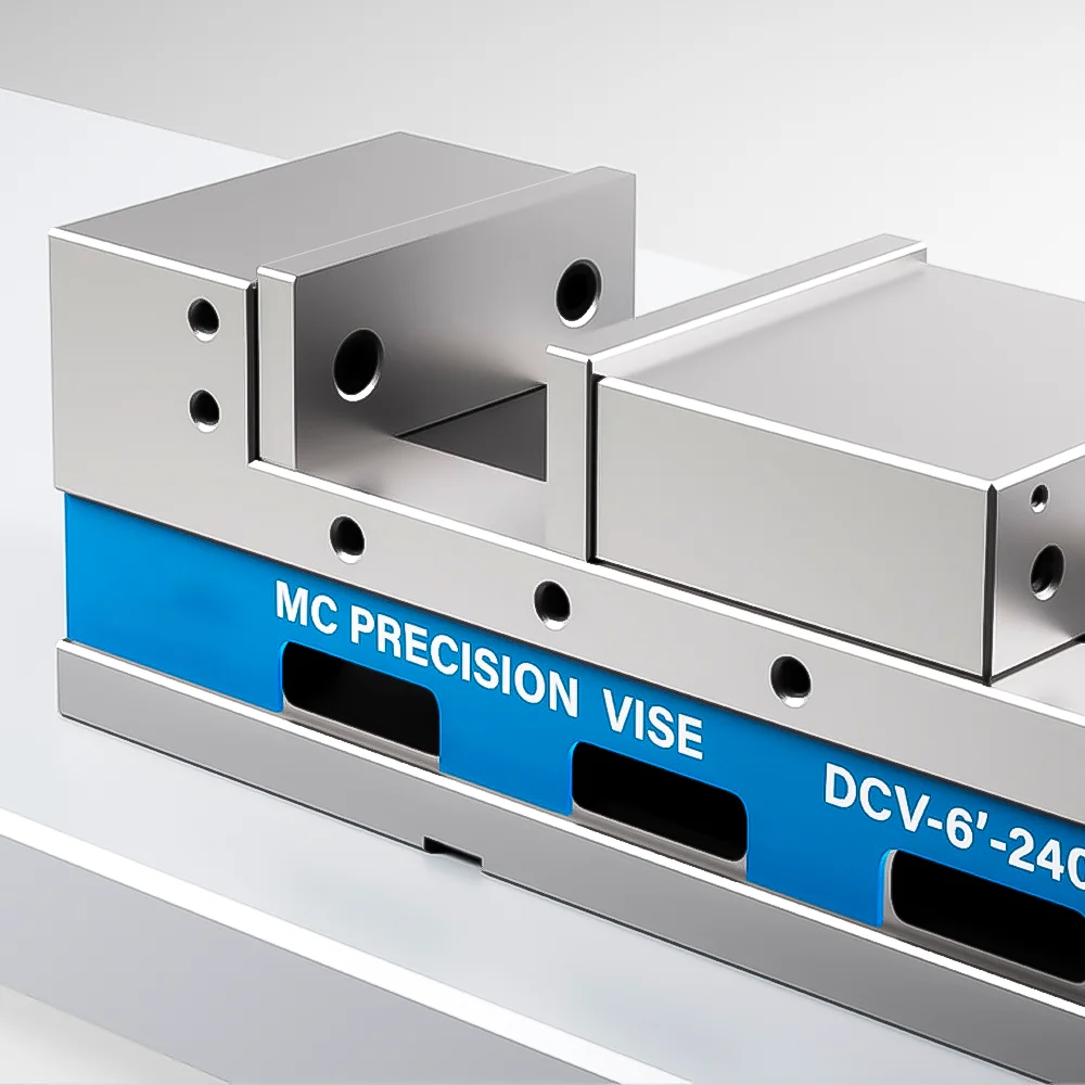 Precision Hydraulic vise 4/5/inch Pneumatic Hydraulic Flat Mouth Vise, Precision 0.005mm, Suitable For CNC Machining Centers