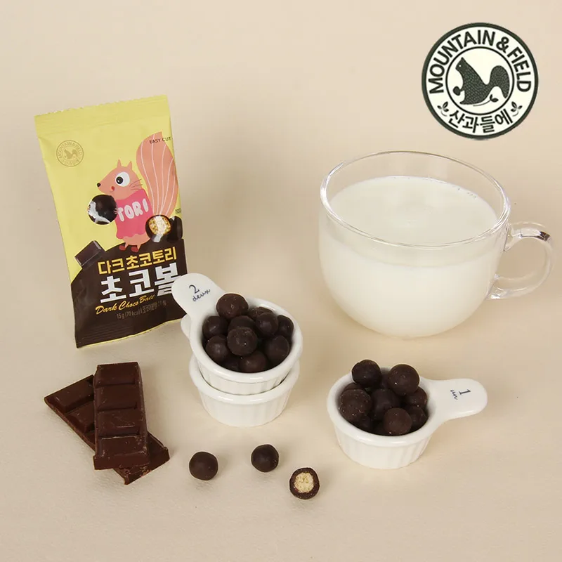 [Mountain and field] dark chocolate Tori chocolate ball x 30 bags chocolate malt ball malt ball chocolate sweets