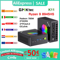 GMKtec K11 Ryzen 9 8945HS Gaming Mini PC Radeon 780M Windows 11 Pro DDR5 32GB 1TB SSD WIFI6 BT5.2 2.5GLan MINI PC Gamer Computer
