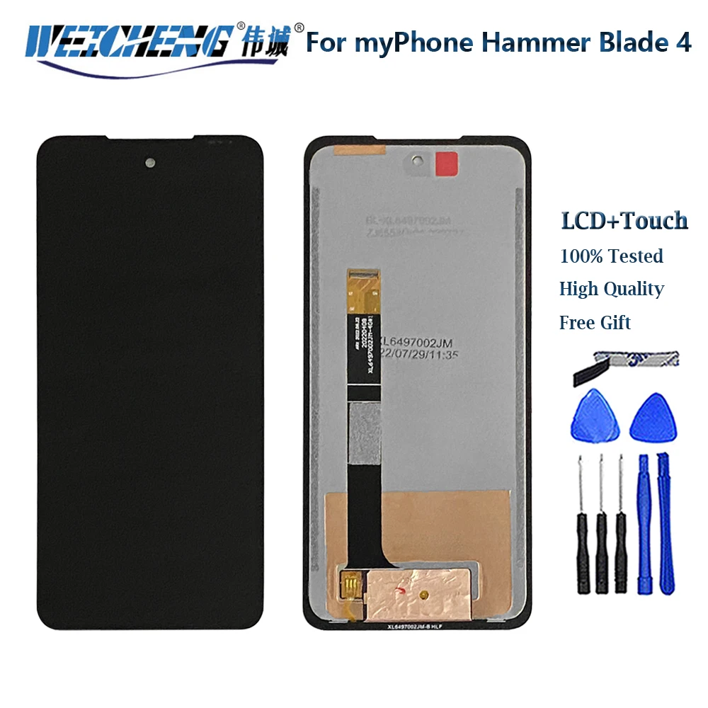 For myPhone Hammer Blade 4 LCD Display Screen+Touch Screen Digiziter Glass Assembly For Hammer Blade4 lcd With Tools & Tape