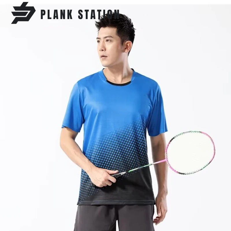 

Quick Dry Tennis T-Shirt For Men Women Unisex Sportwear Badminton Pingpong Table Tennis Running Shirt Customize Name Logo Team