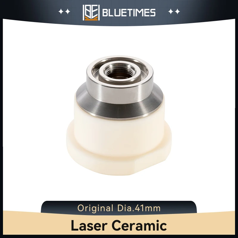 Bluetimes  Original Laser Ceramic Holder Ring For Fiber Cutting Machine D41 mm  Fiber Laser Nozzle