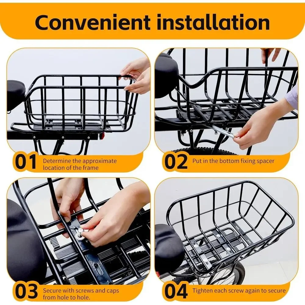 Cesta trasera para bicicleta, - Bike Cargo Rack reseña y precio