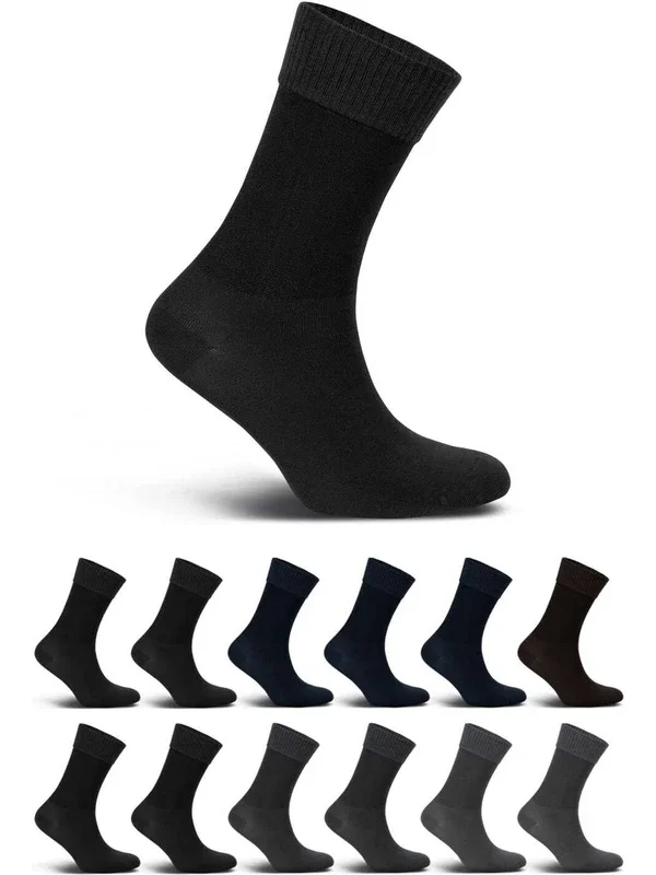 

12 pcs Diabetic Socks - made in turkey - Men diabet socks