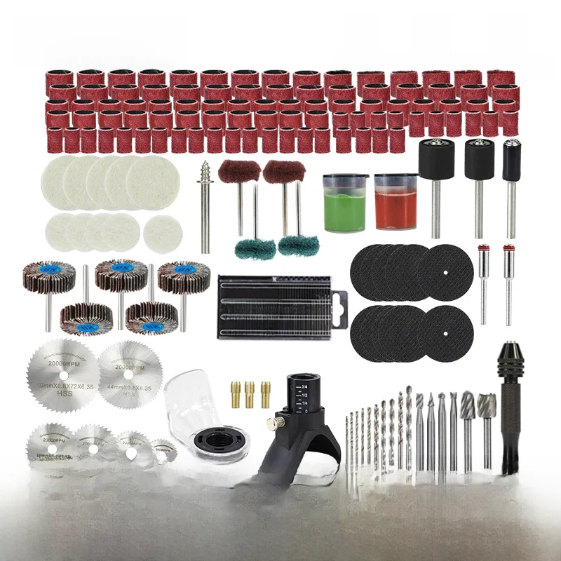 XCAN outil abrasif pour outil rotatif Dremel ponçage meulage perçage HSS lame de scie ponçage tambour laine roue de polissage perceuse à bois