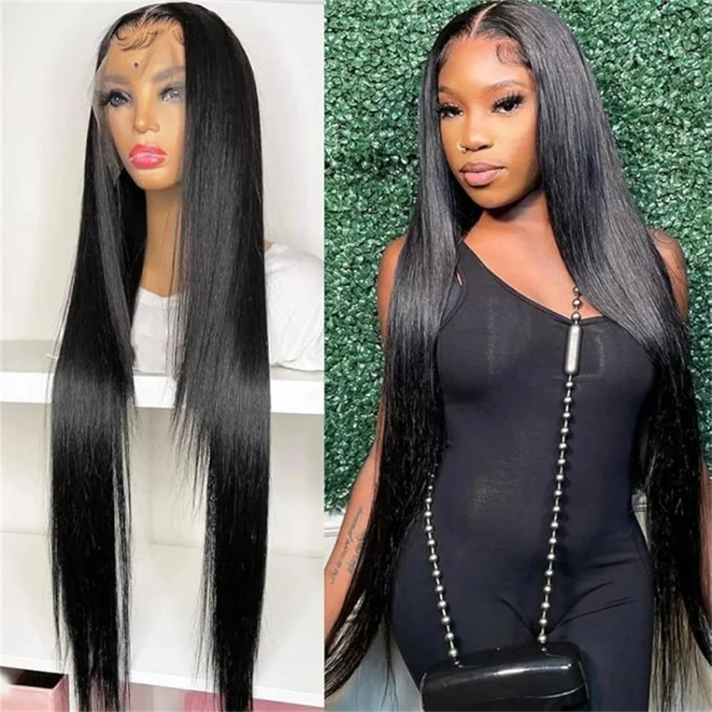 Ready To Wear And Go PreCut 5x5 6x4 Glueless Wig Preplucked Straight 13x6 13x4 Transparent Lace Frontal Wig Human Hair For Women