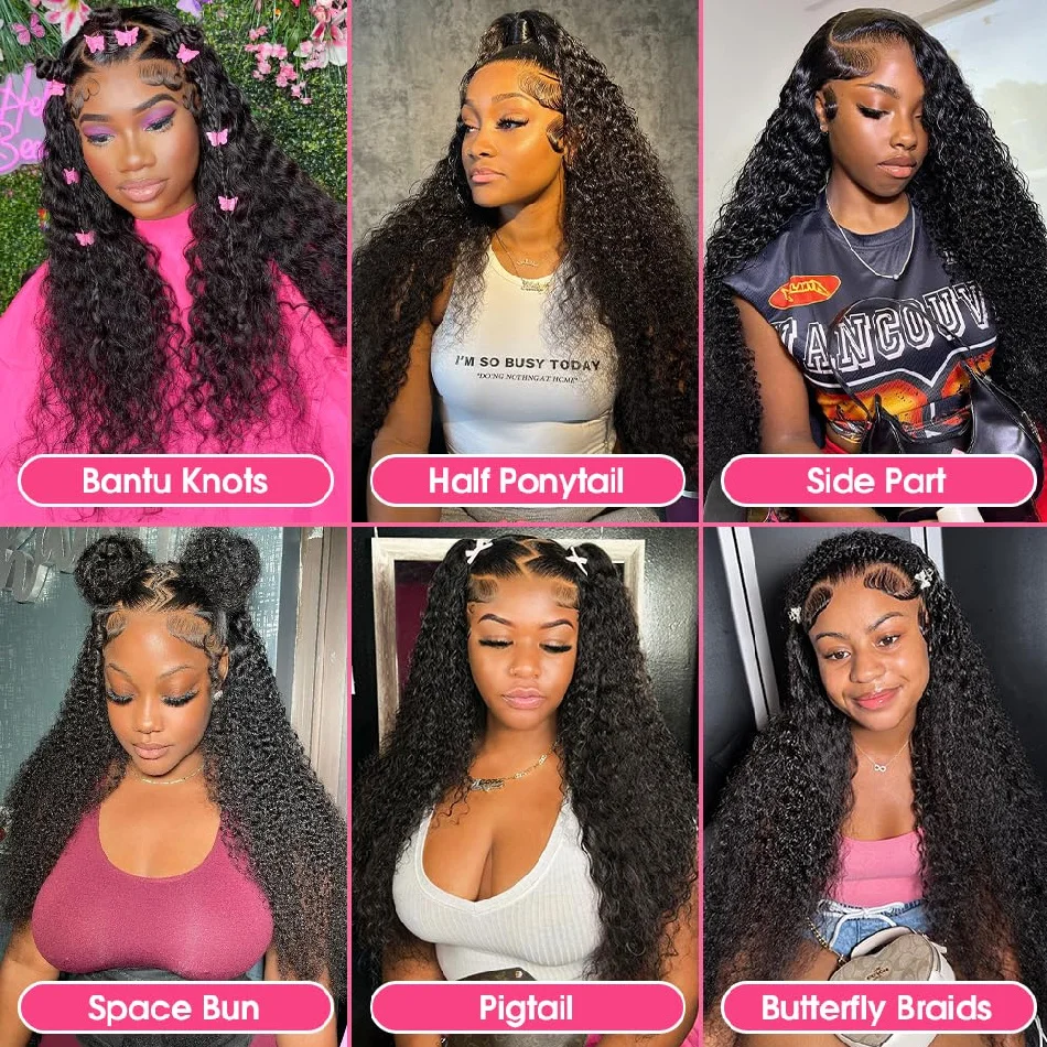 30 بوصة 13x6 Hd الدانتيل الجبهة الباروكات الشعر البشري 250 الكثافة موجة عميقة الباروكات الأمامية 100% شعر الإنسان غلويليس مجعد الباروكات للنساء