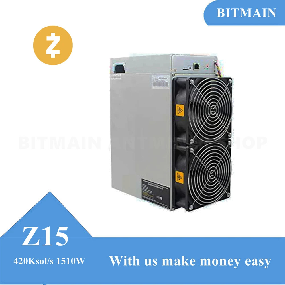 Antminer Z15 420KSOL/S avec PSU Equihash, deuxième utilisé, mineur Z15 de Bitmain, algorithme SHA-256