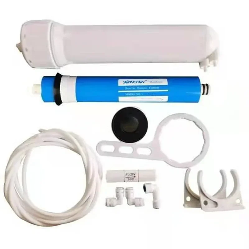 Reverse Osmosis Equipment Water Filter System Parts For 75Gpd RO Membrane + 1812 RO Membrane Housing