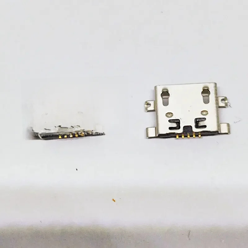 100Pcs Port ładowania Stacja dokująca 5pin ciężka płyta 0.8mm typ B bez boku Ładowarka Złącze mobilne Mini USB naprawa tabletu mobilnego Wtyczka ogonowa — zdjęcie 2