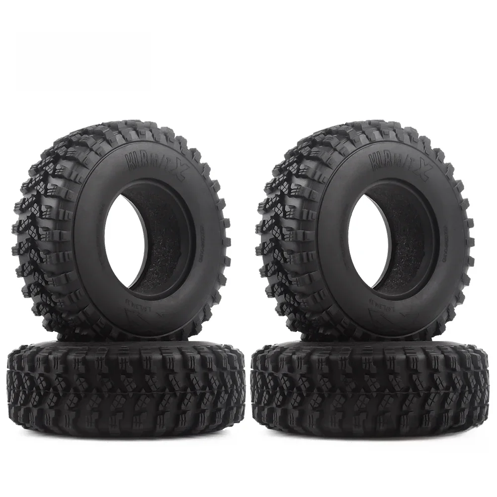 4 szt. 1.9 "gumowe opony Voodoo KLR 105*35mm dla 1:10 gąsienica RC Axial SCX10 D90 TF2 MST Tamiya — zdjęcie 2