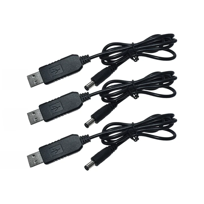 Linia zasilania USB DC 5 V do DC 9 V / 12 V Moduł Step UP Konwerter USB Kabel adaptera Wtyczka 2,1 x 5,5 mm — zdjęcie 2