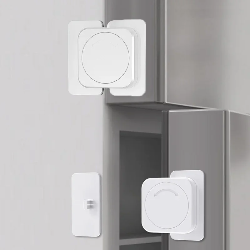 Children Safety Locks Refrigerator Door Lock Multi-function Baby Anti-Pinching Hand Home Cabinet Door Drawer Security Protector