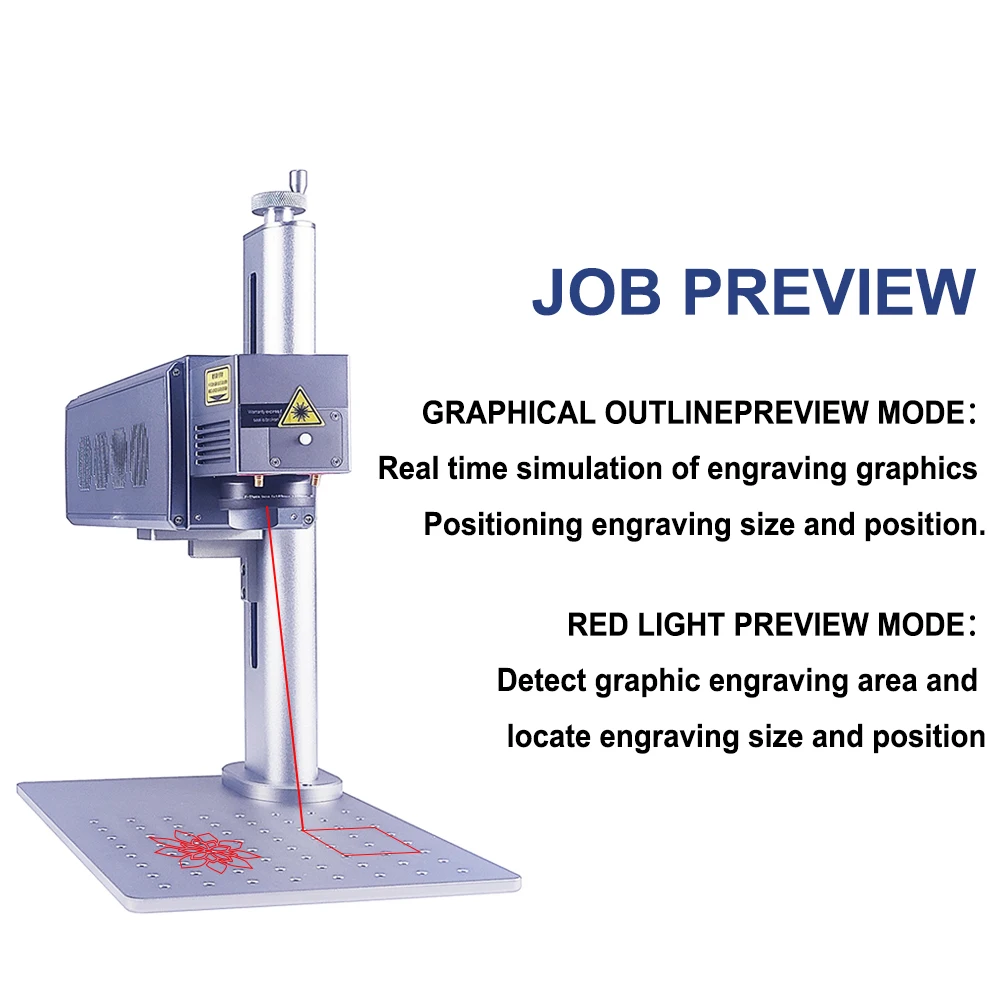 DIGRAY 20W 30W A8 Fiber Laser Marking Machine Industrial Portable Compact Engraving Machine for Engraving Metal Jewelry Plastic