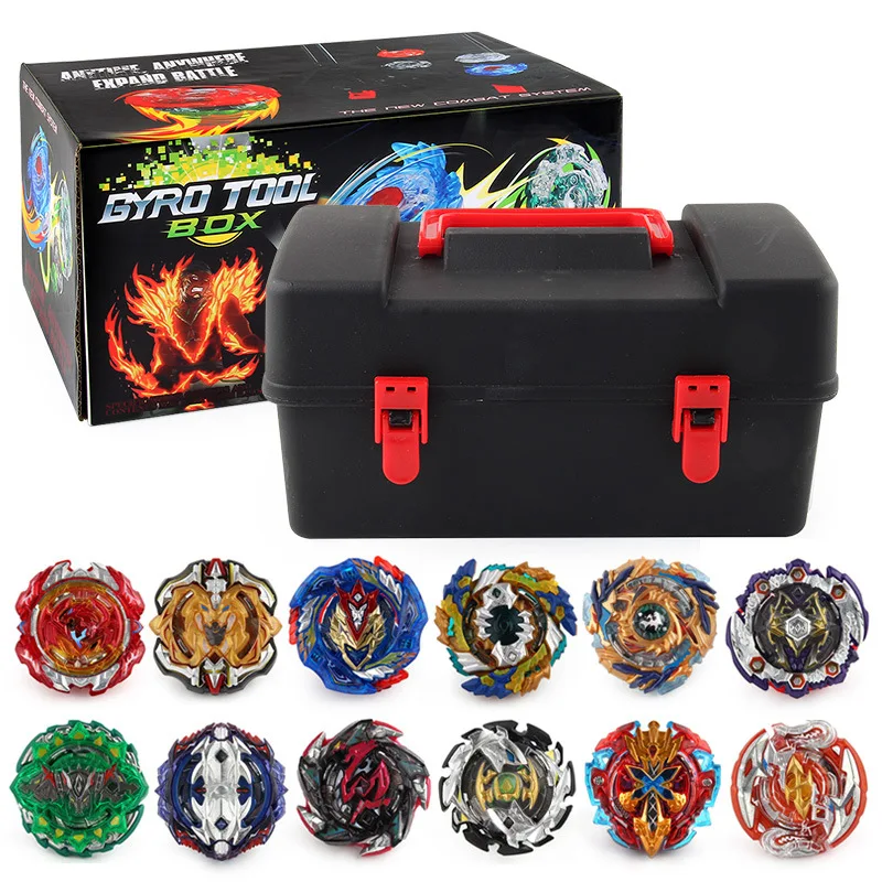 Jeu Combat Toupie Lanceur Set Toupie Beyblade Turbo 4D Netoke B-206 - Avec Lanceur Personnalisé L+R - Jeu De Combat Pour Enfants - Cadeau
