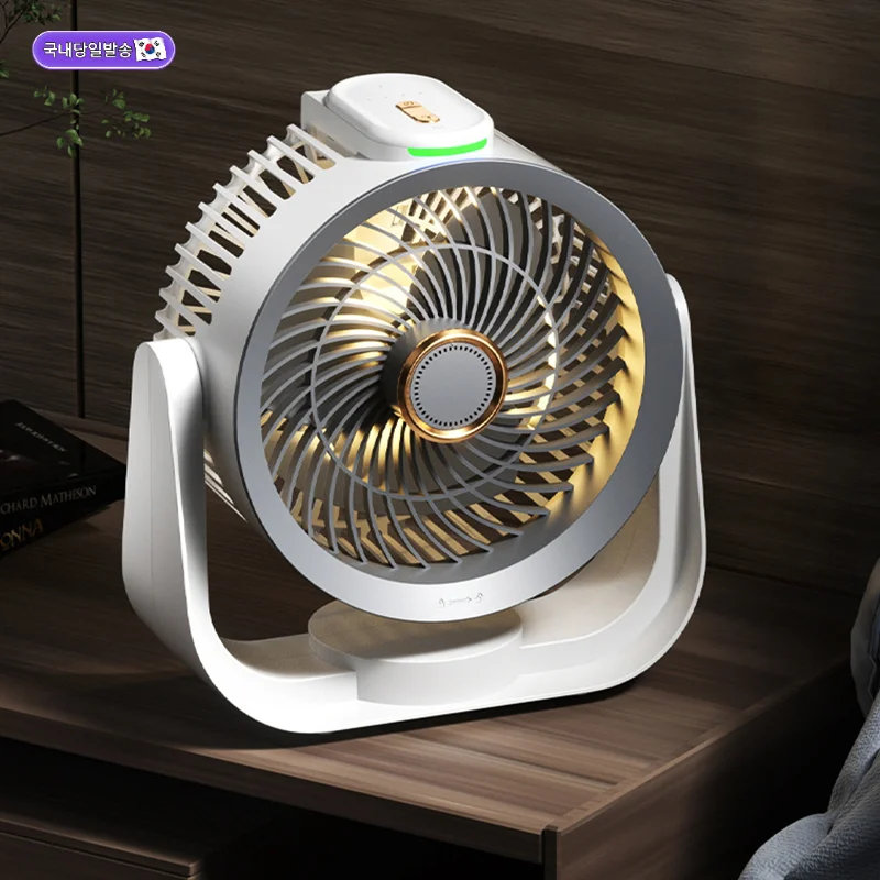 Electric fan for home multi tabletop wall mounted fan mood light fan air circulation mood light electric fan no noise Air Circular lator desktop mini fan no noise