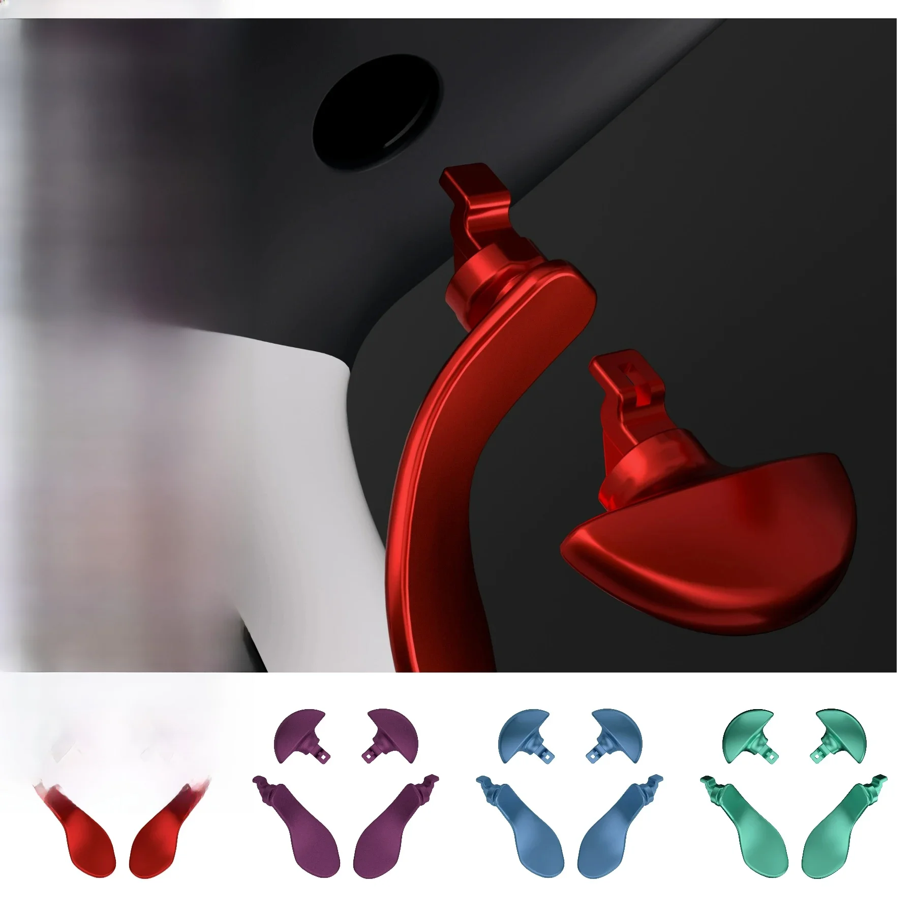 EXtremeRate-Palettes arrière pour manette PS5 Edge, 7 couleurs, boutons arrière