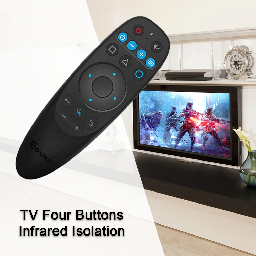 2 In 1 BPR2S PLUS Voice Air Mouse Smart Remote Control Dual Mode 2.4G Wireless Controller IR Learning For Android TV Box Smart
