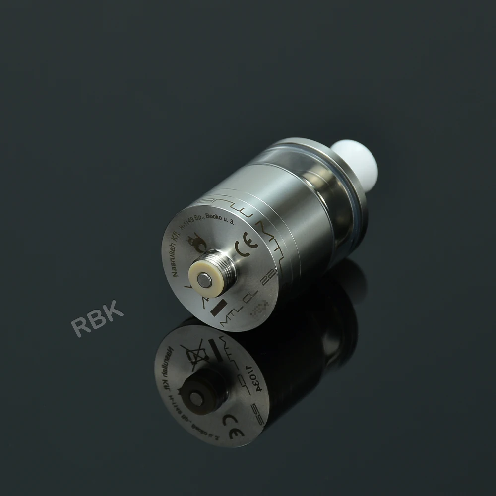 Wolfcoolvape-atomizador de tanque reconstruible de cubierta, bobinas individuales 316ss, tanque de 22mm, Dvarw MTL CL rta, 11 inserciones de aire