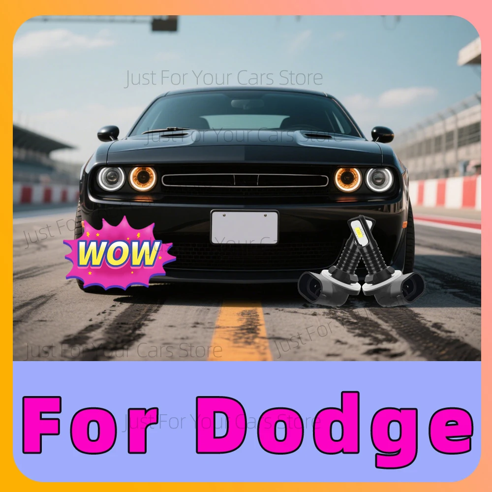

2 светодиодных 6000K автомобильных передних противотуманных фар 881, аксессуары для ламп для Dodge Ram 1500 2500 3500 1999-2002 Neon Dakota Durango 2001-2003