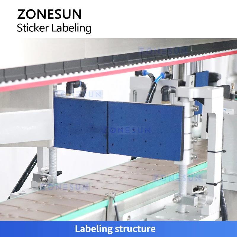 Zonesun ZS-TB900 Etikettenapplikator für quadratische Flaschen, Etikettiermaschine für quadratische Flaschen