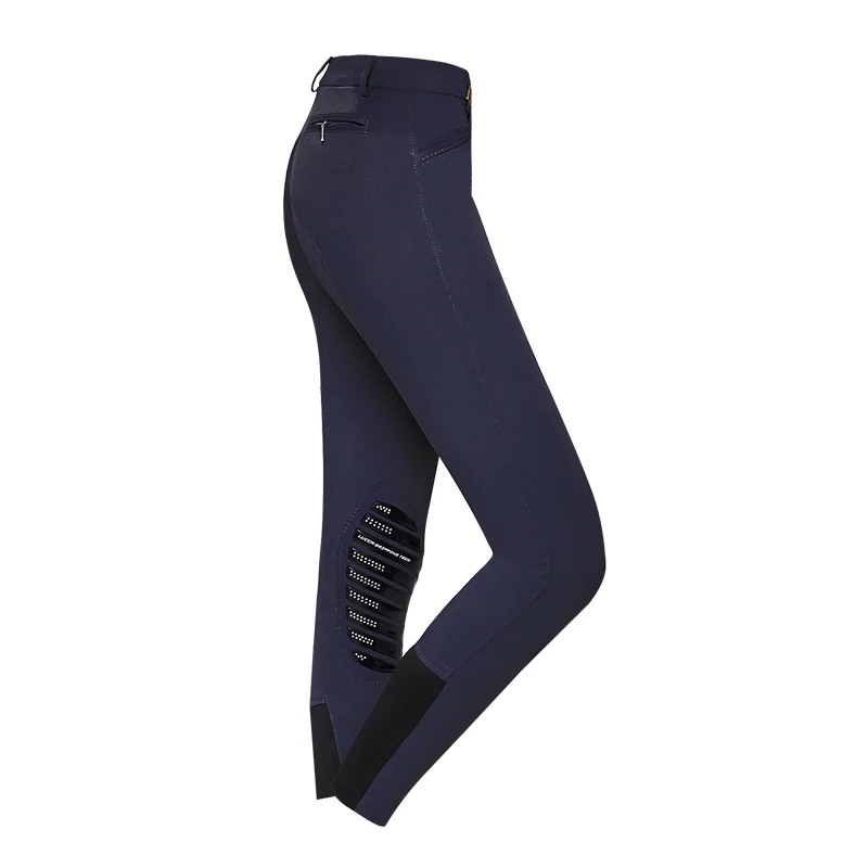 

Unisex Grey Color Equestrian Trousers, Navy Color Rider Pants, Knee Patch, Riding Horse Leggings, Gel, White Color