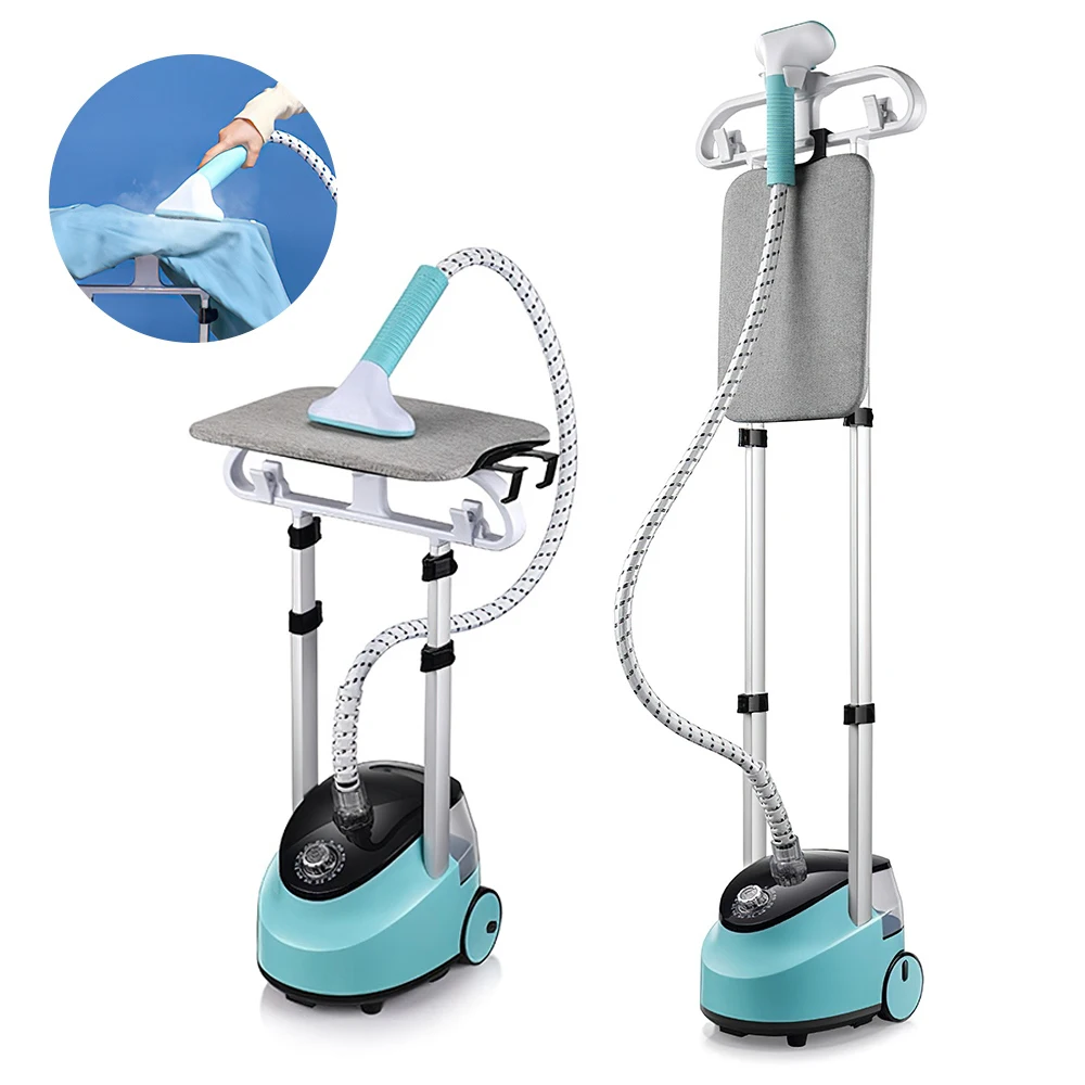 Plancha de vapor vertical de doble varilla para el hogar, equipo de vaporización de ropa, calentamiento rápido, máquina de secado y planchado de ropa