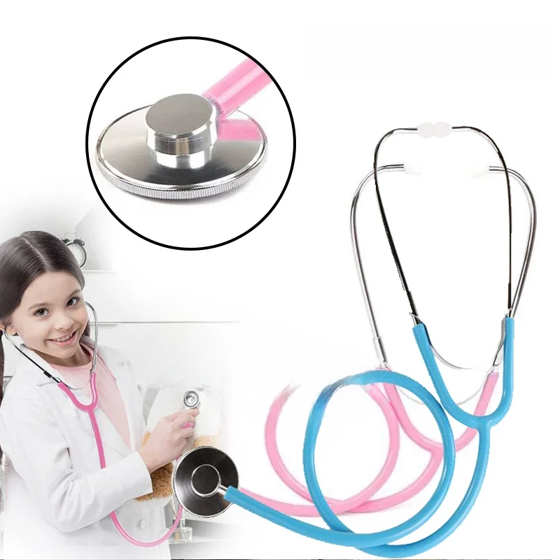 Stéthoscope pour enfants, jouet de Simulation, jouets de médecin, jeux de famille pour enfants, accessoires en plastique d'imitation, cadeau pour garçon et fille