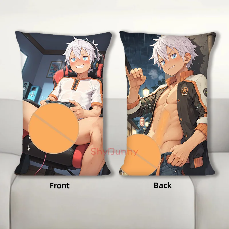 Dakimakura أنيمي راي شوتا الصبي وسادة للجسم غطاء وسادة أريكة مزدوجة الجانب طباعة رمي كيس وسادة 40X60cm