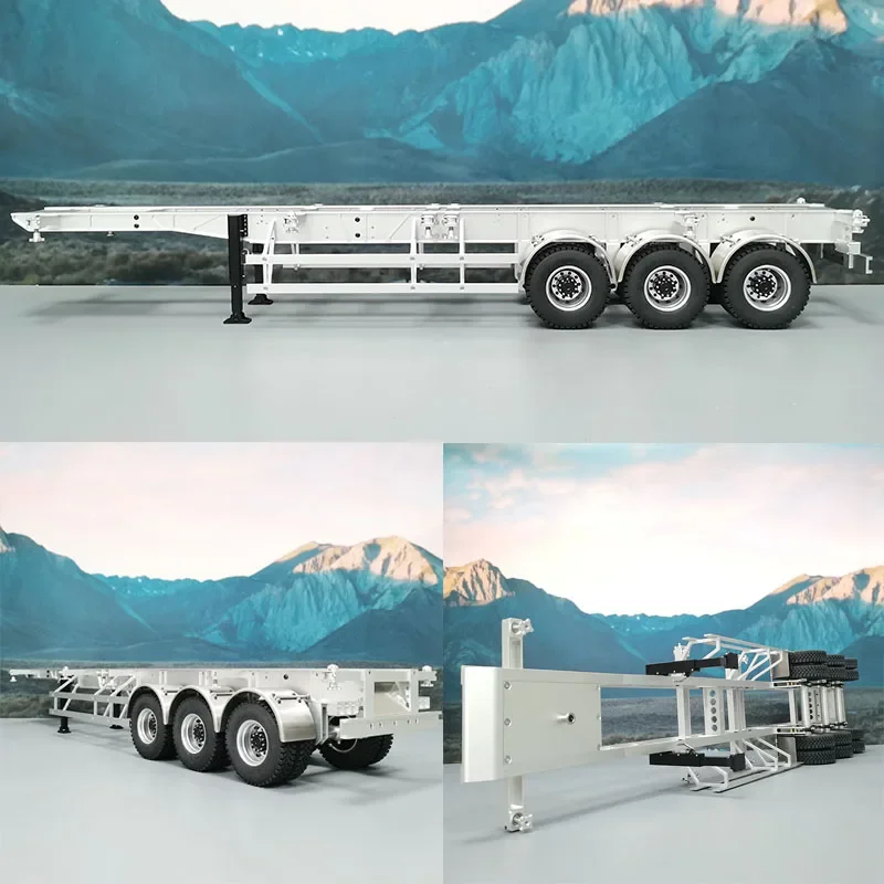 40ft Anhänger Anhänger Container Chassis Rahmen für Tamiya Fernbedienung LKW Anhänger Muldenkipper