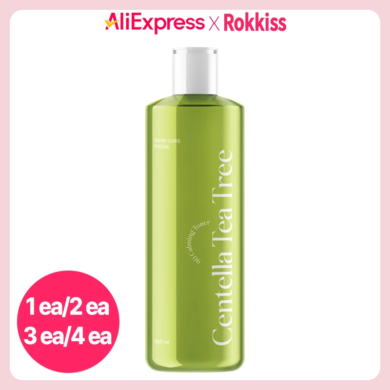 Rokkiss Centella Tea Tree 90 Calming Toner, 500ml