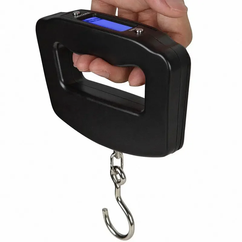 Balança Digital LCD portátil, bagagem, mala, manuseados, viagem, bagagem, bolsa, pesagem peixe,