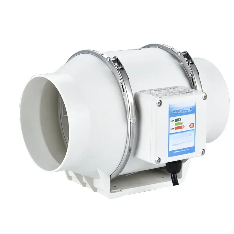 Silencioso Inline Pipe Duto Fan, Exaustores Home, Extrator do banheiro, Ventilação, Cozinha e WC,