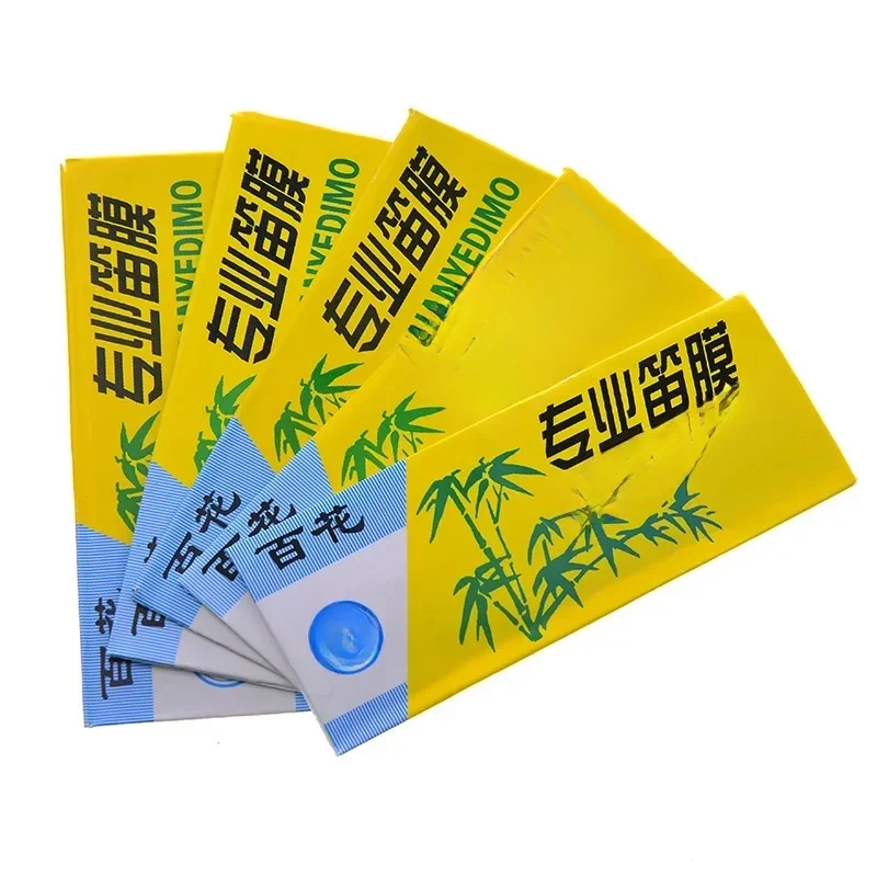 DiaphLeurs me de flûte chinoise Dizi et Membrane AReuta en métal, flûte en bambou naturel spécial Dimo, vente en gros, 10 pièces