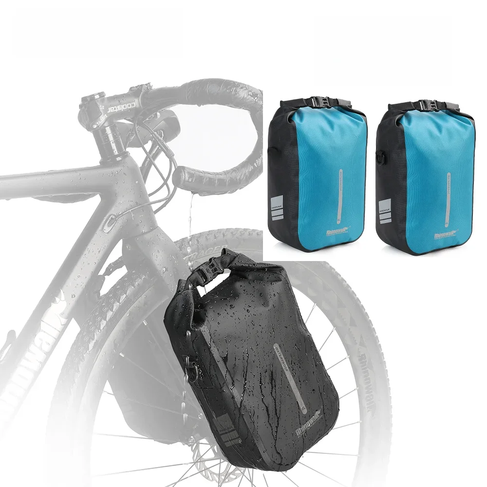 AliExpress NONE Rhinowalk Bike Bag For Fork Quick Release Bicycle Bag Waterproof 4-6L Electric Scooter Bag Bicycle Front Bag Bikebag Accessories