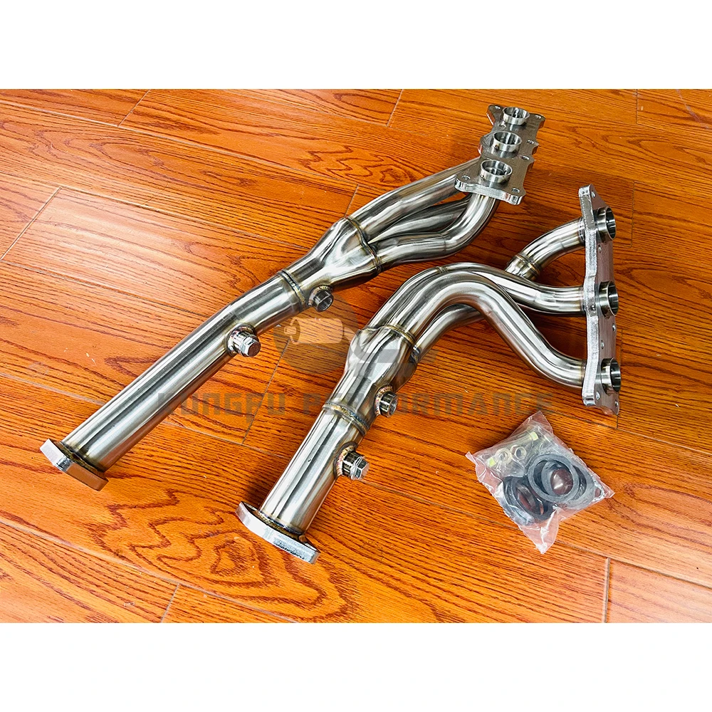 KUNGFU PERFORMANCE SS304 Exhaust N52 Header For N52 N53 E90 E91 E92 128i 325i 325xi 330i 330xi X1 E84 E81 X5 E70 E82 E87 E88 LHD