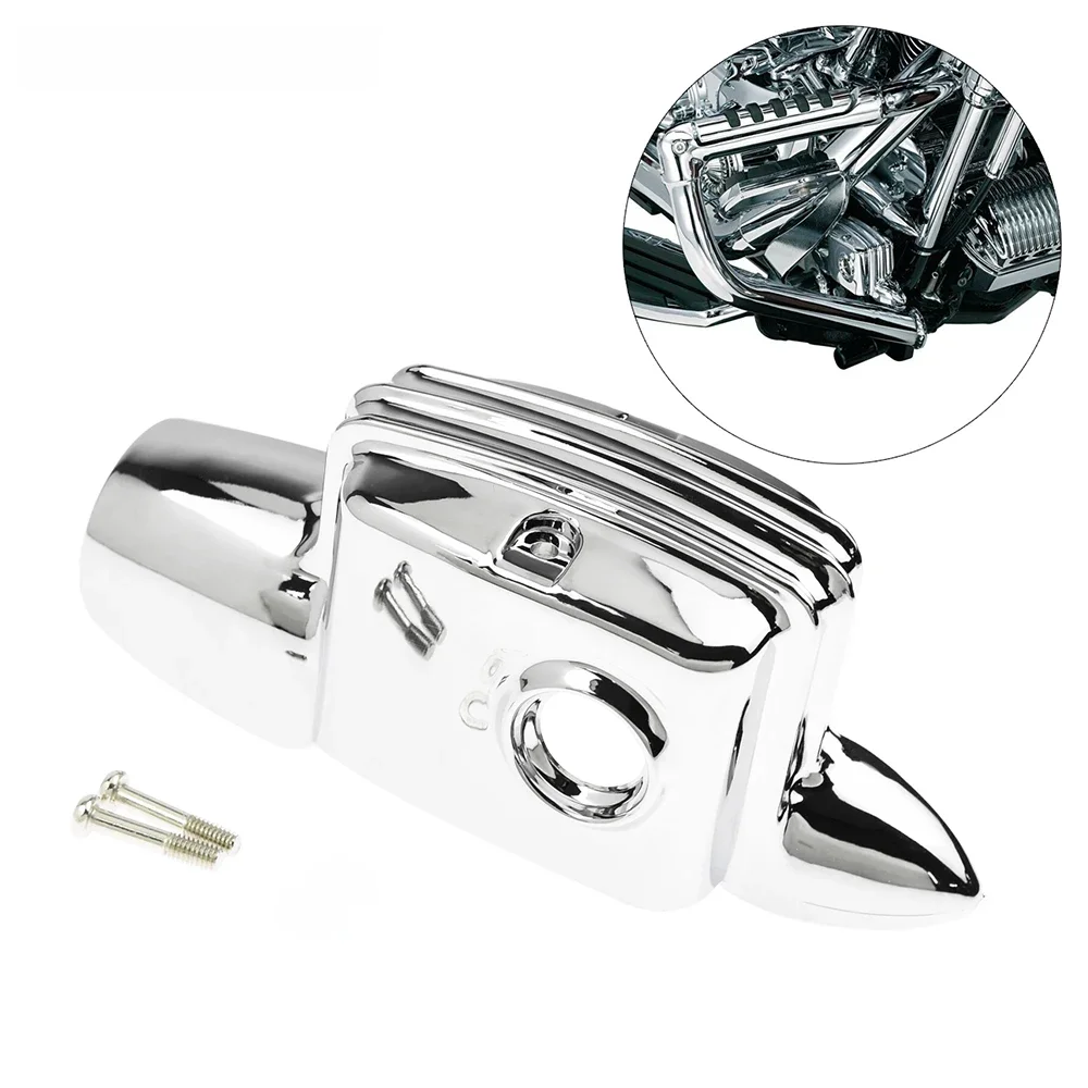 Pokrywa głównego cylindra hamulca tylnego motocykla Chrome dla Harley Touring 2008-2022 Road King Street Electra Glide Ultra Classic — zdjęcie 2